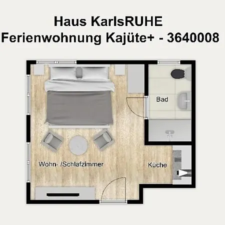 דירה Haus Karlsruhe Kajuete *